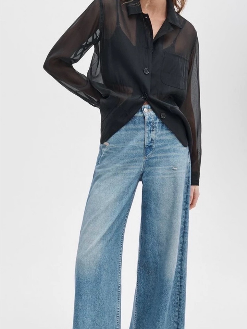Rag & Bone Miramar Sofie Ankle-Length Pant Faux Denim Pants Size 30 - Picture 16 of 16